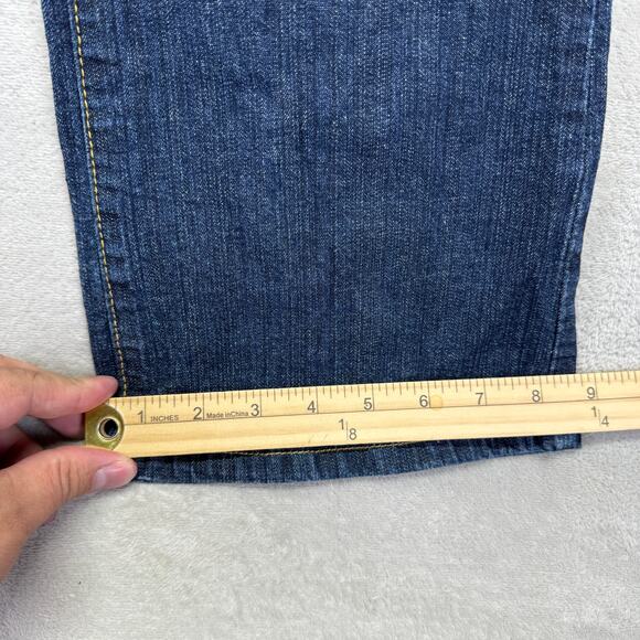 RocaWear Jeans Women 11 (32x32) Dark Wash Bootcut Mid Rise Comfort Stretch Denim - Picture 11 of 12